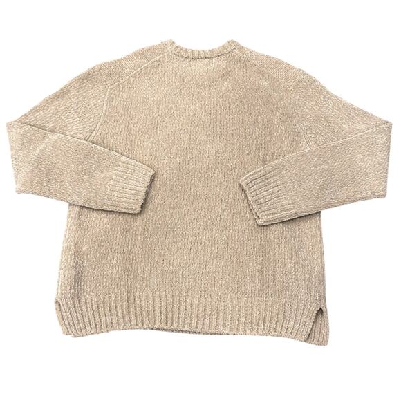 Solid Homme Men's Vented Sweater Beige Size M - Picture 3 of 10
